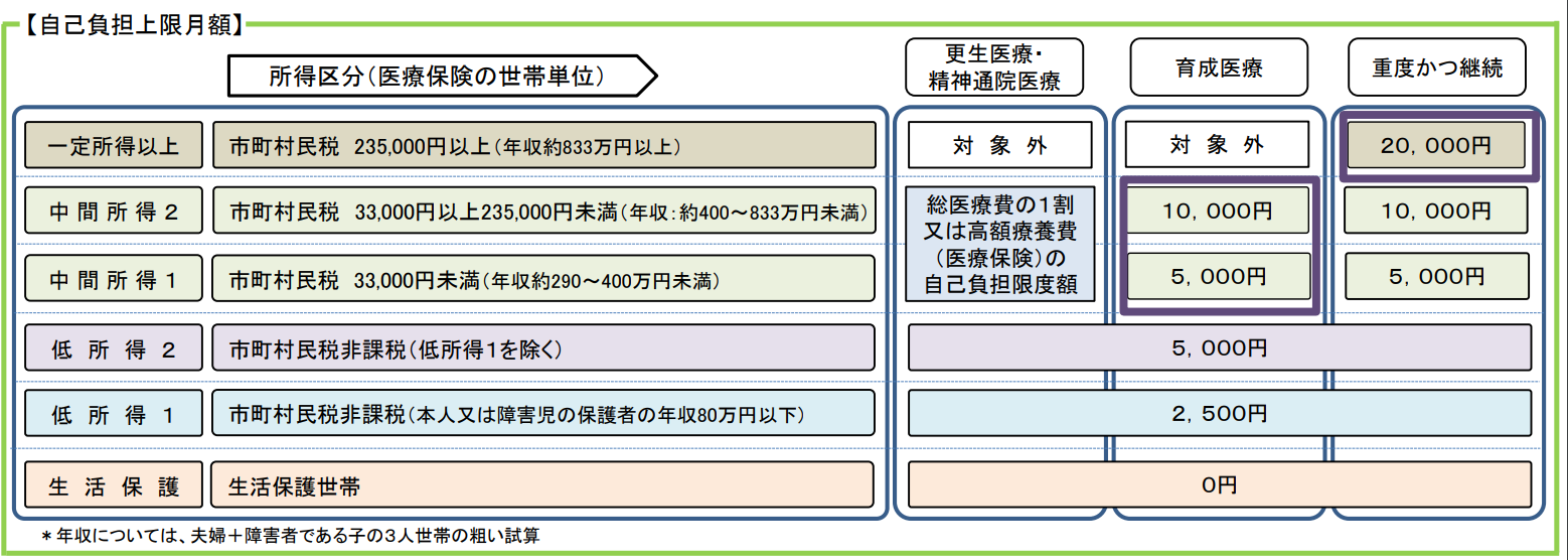 自己負担上限月額